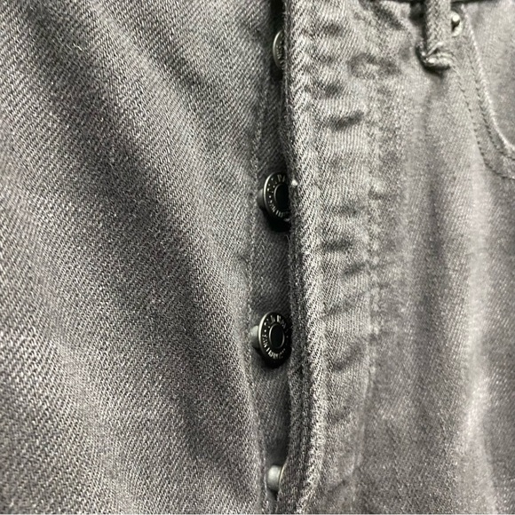 Old Navy womens 12 extra high rise Haley boyfriend button fly black jeans pants - Picture 4 of 11